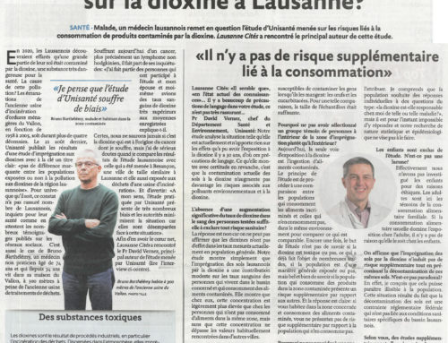 “Faut-il se fier à l’étude d’Unisanté sur la dioxine à Lausanne?“